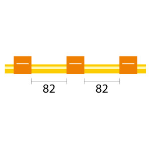 Solva Flex Pump Tube 3 tag 0.89mm ID Orange/Orange (PKT 12)