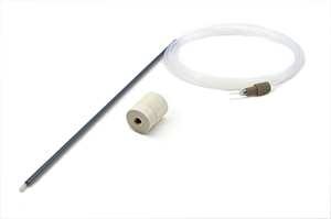 PTFE Encapsulated Carbon Fibre Probe 1.0mm ID with 1/4-28 ratchet fitting (for Agilent I-AS)